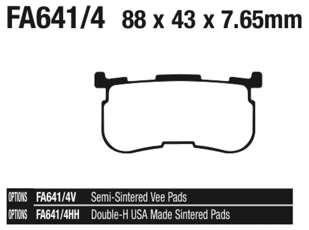 EBC REAR DISC BRAKE PADS