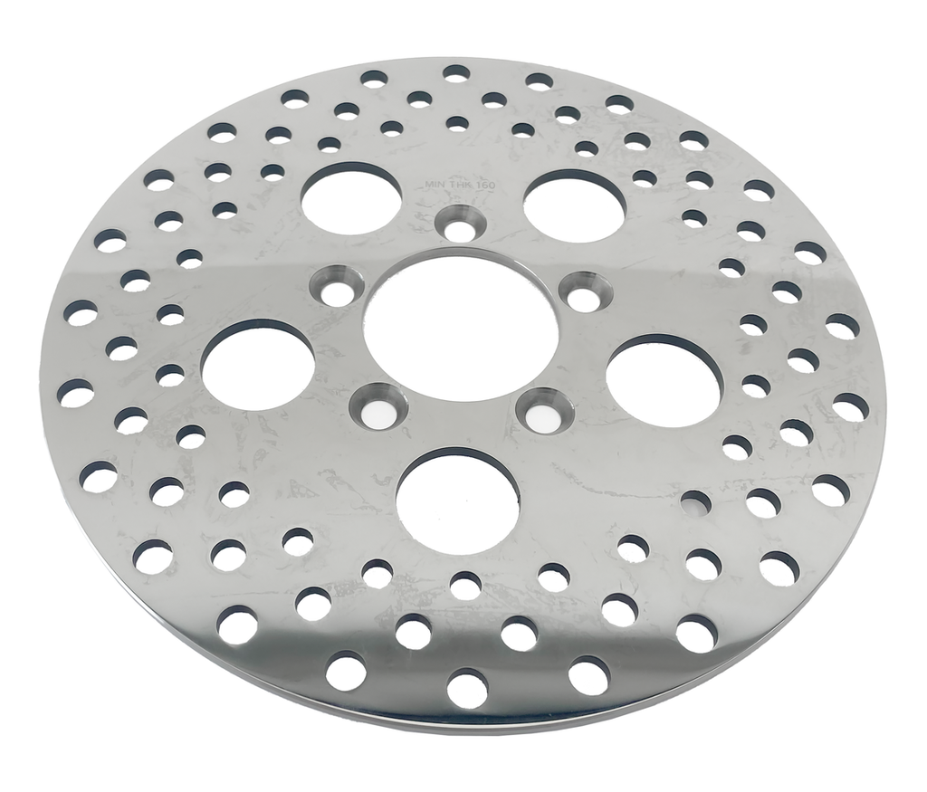 POLISHED AND DRILLED STAINLESS STEEL DISC BRAKE ROTORS