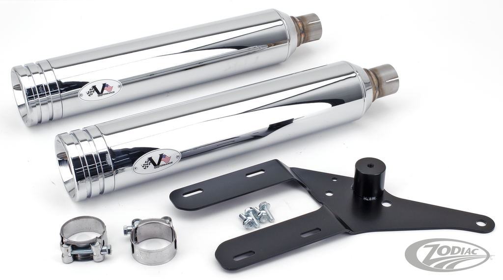 V-PERFORMANCE SLIP-ON MUFFLERS FOR MILWAUKEE EIGHT SOFTAIL