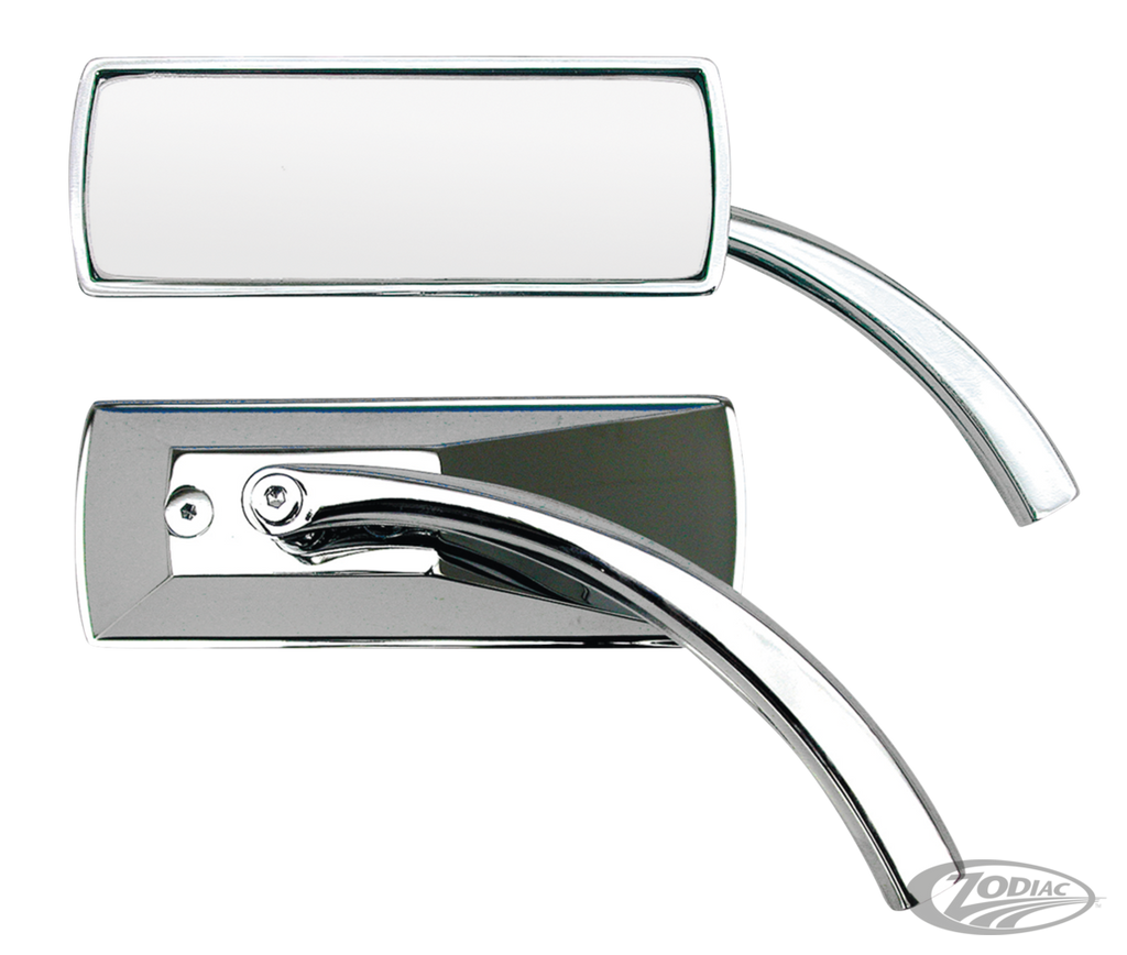 SLIM LINE CHROME BILLET ALUMINUM MIRROR