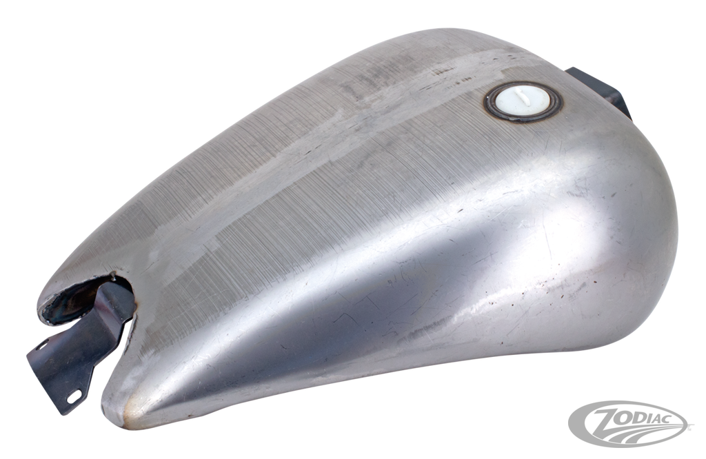 ONE PIECE STRETCHED SMOOTH TOP STEEL GAS TANK FOR FXR