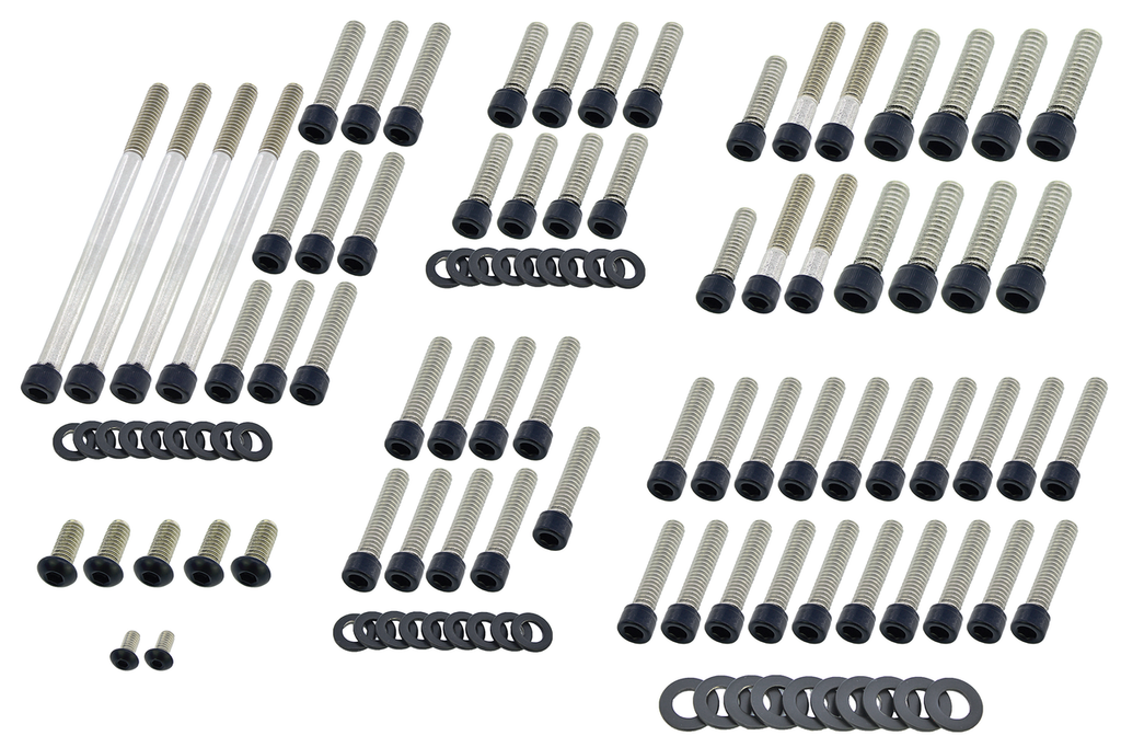 BLACK STAINLESS STEEL DRIVETRAIN SCREW KITS