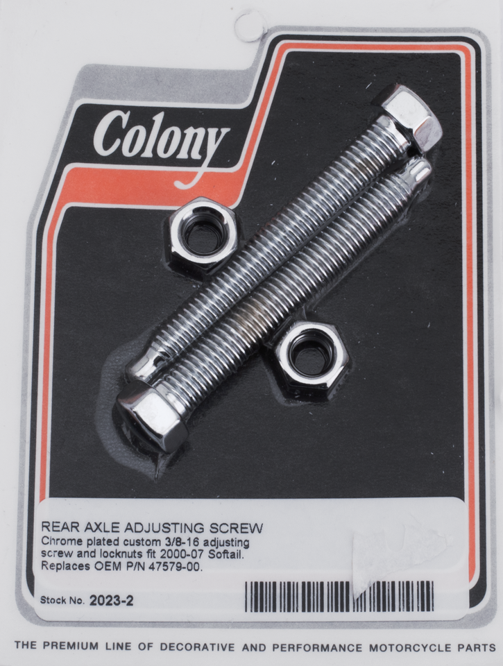 COLONY REAR AXLE ADJUSTERS