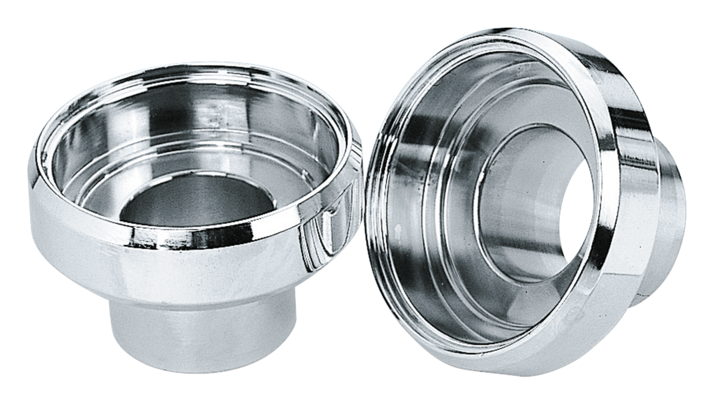 CHROME STEERING HEAD BEARING CUPS