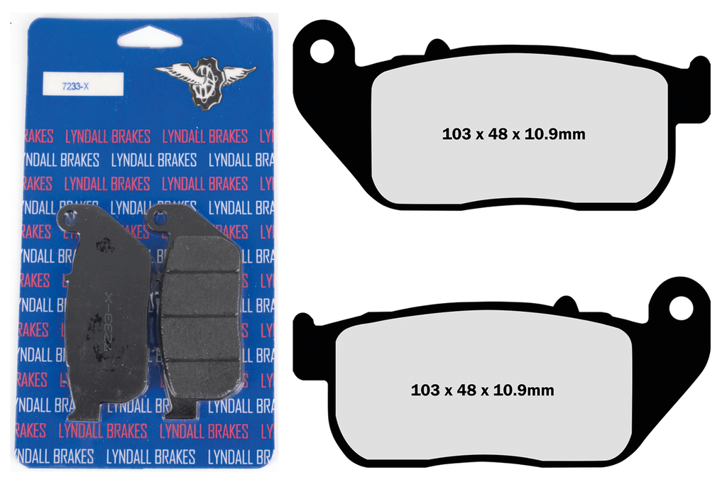 LYNDALL BRAKE PAD SETS, REAR