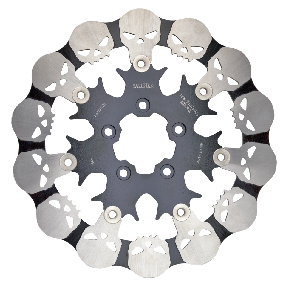 GALFER SKULLED DISC BRAKE ROTORS