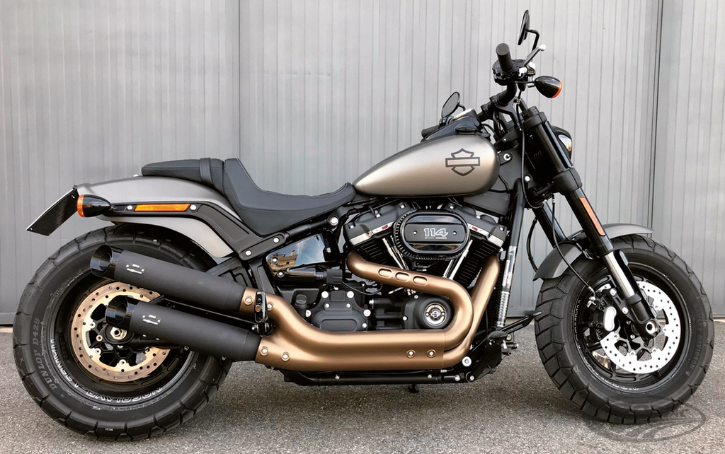 MCJ ADJUSTABLE EXHAUSTS FOR MILWAUKEE EIGHT SOFTAIL