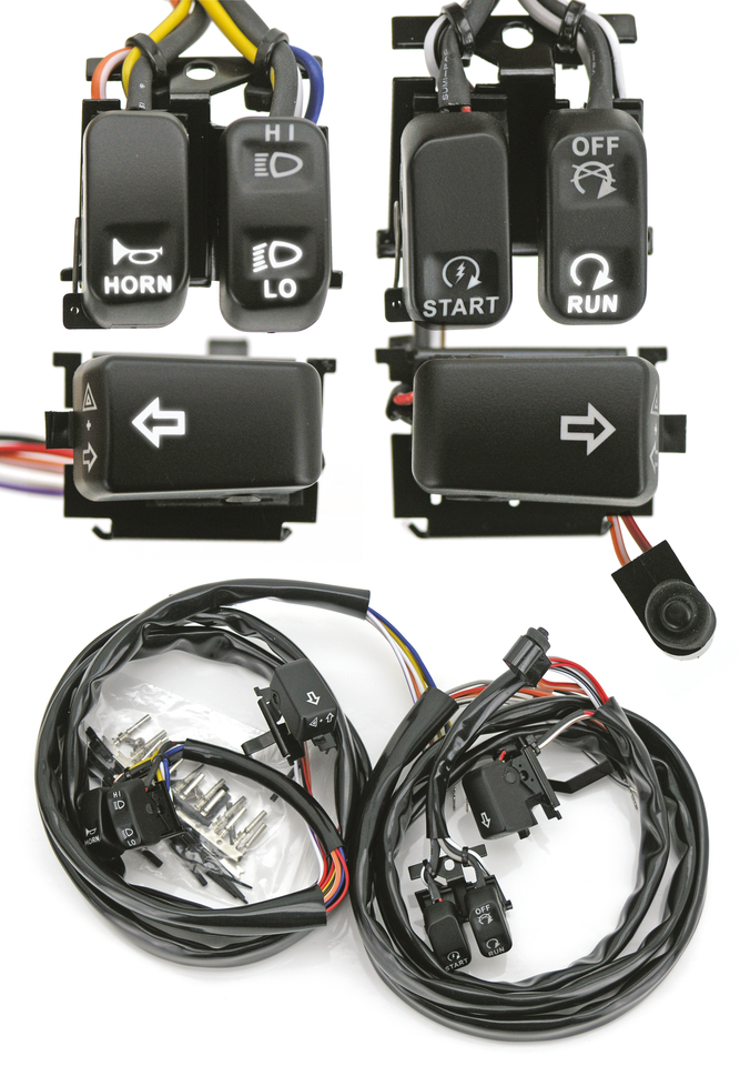 LED LIGHTED HANDLEBAR SWITCH KITS