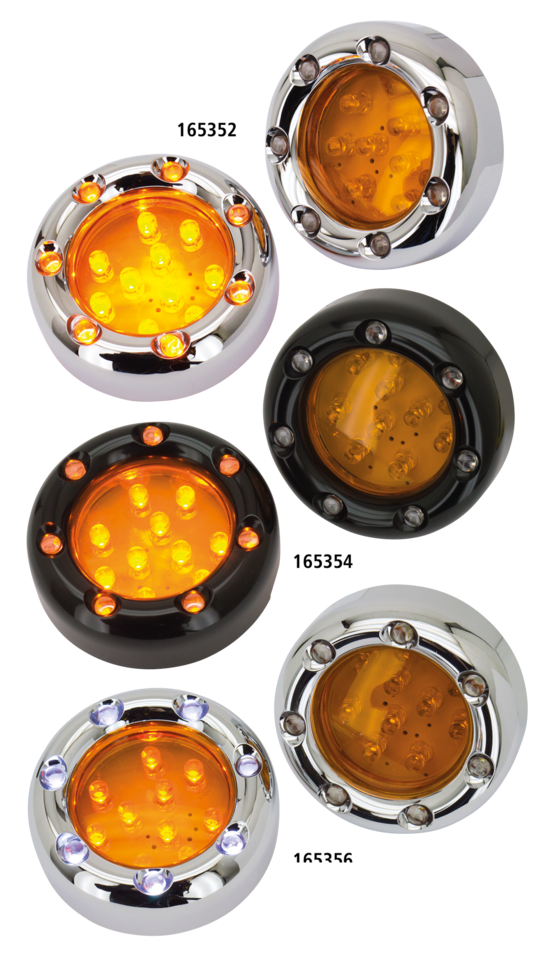 ZODIAC DUO LED KITS FOR DEUCE STYLE TURN SIGNALS