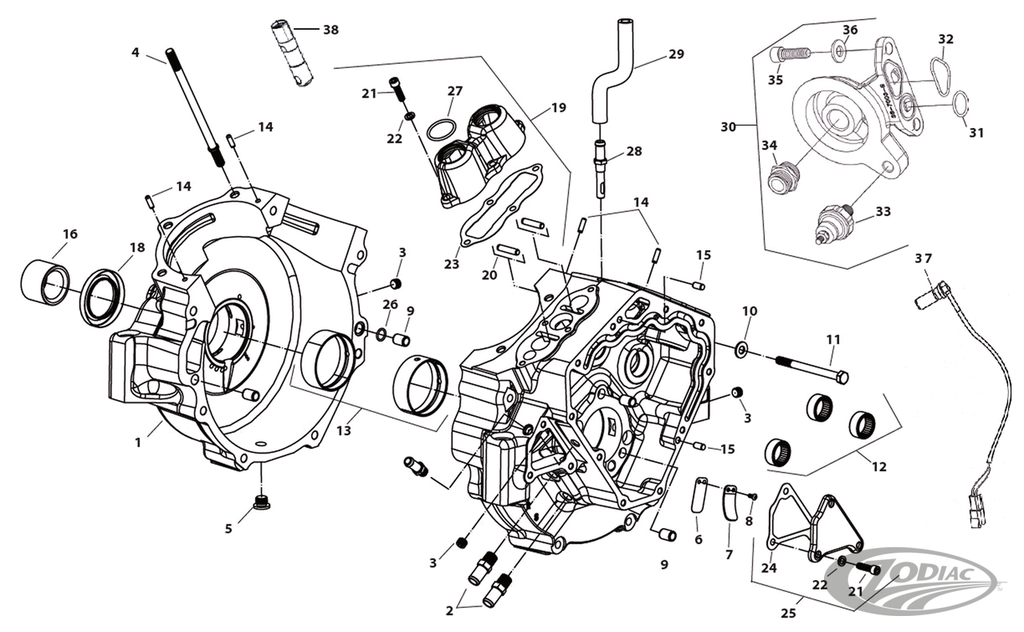 X-WEDGE CRANKCASE