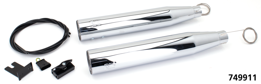 MCJ ADJUSTABLE EXHAUSTS FOR TWIN CAM SOFTAIL