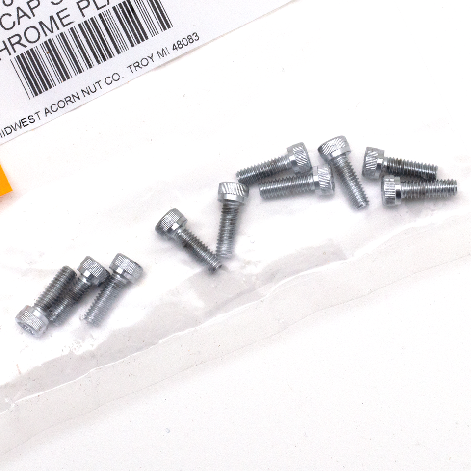 CHROME PLATED TORX HEAD SCREWS ASSORTMENT