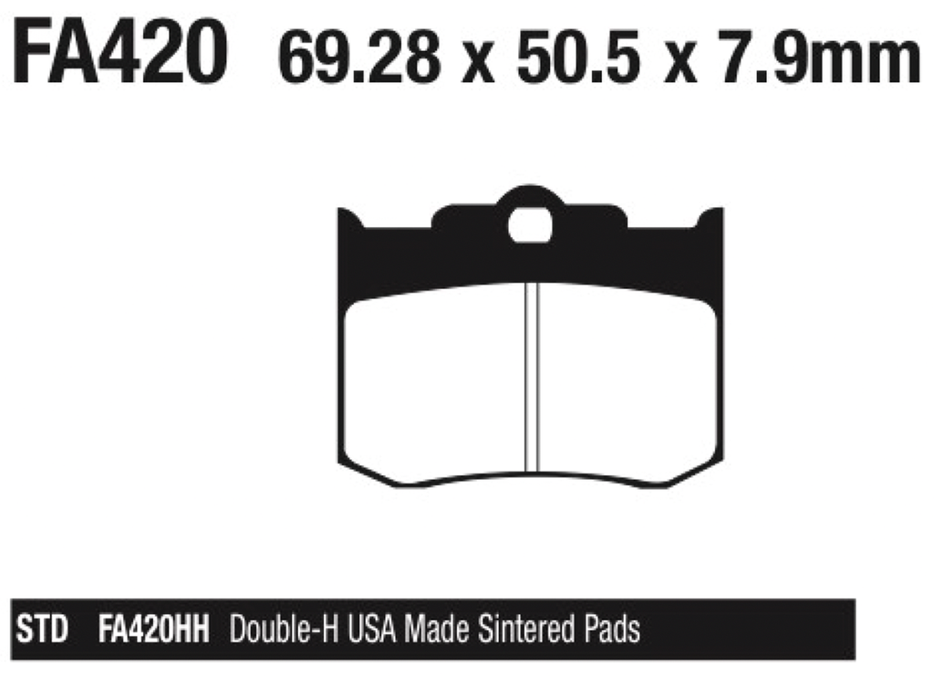 BRAKE PADS FOR AFTER MARKET CALIPERS