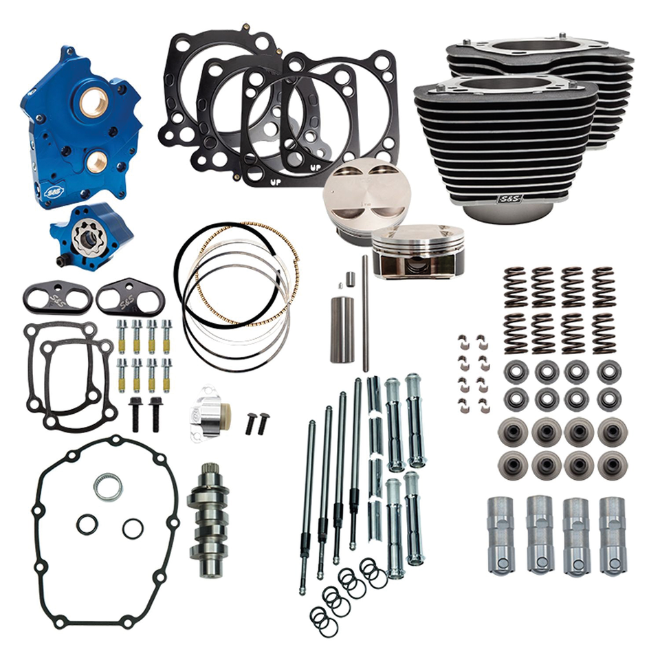 S&S 124CI, 128CI, 129CI & 132CI POWER PACKAGES FOR MILWAUKEE EIGHT