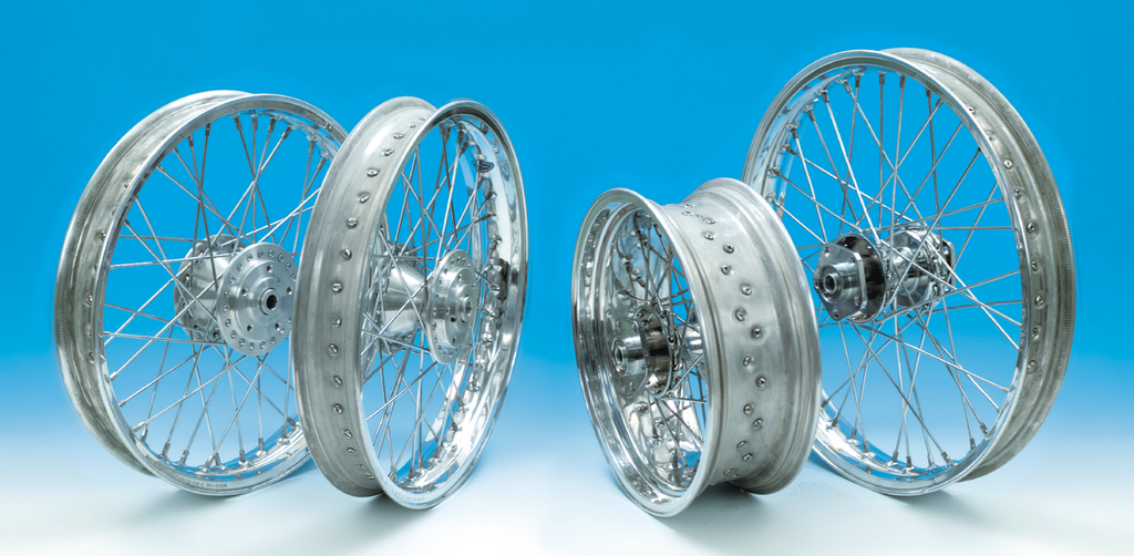 HAND LACED WHEEL ASSEMBLIES WITH ALUMINUM AKRONT BY MORAD RIMS