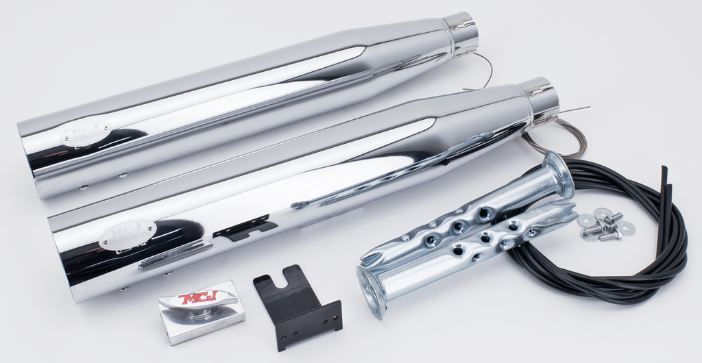 MCJ ADJUSTABLE EXHAUSTS FOR TWIN CAM SOFTAIL