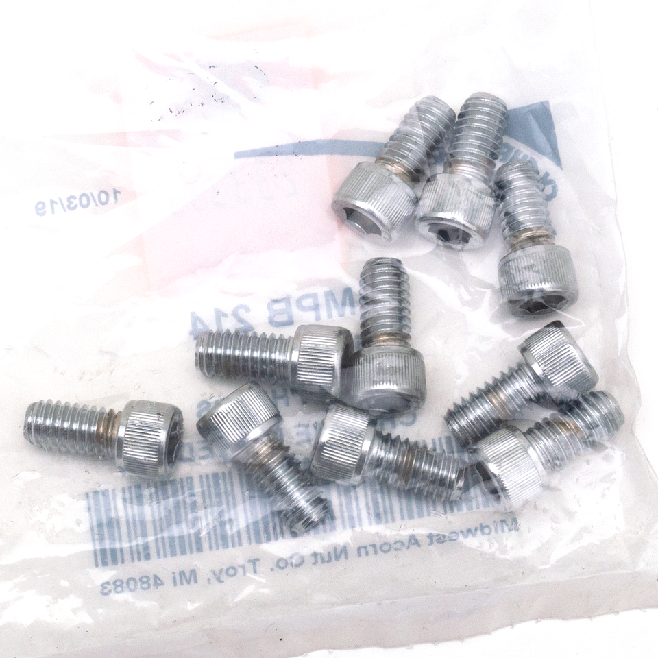 CHROME PLATED ALLEN HEAD SCREWS ASSORTMENT