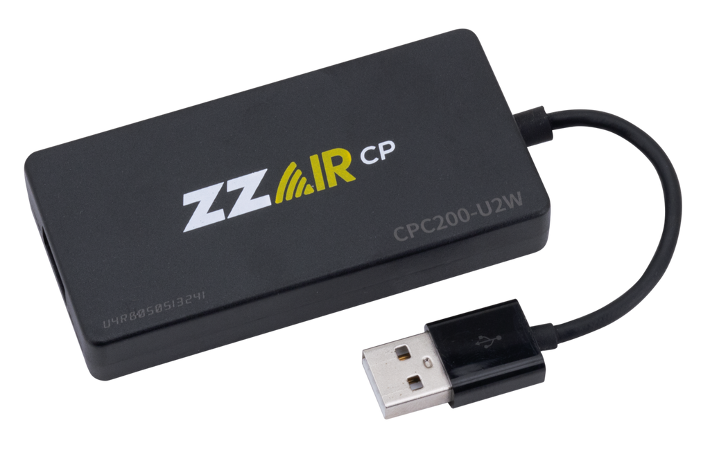 ZZAIR CONVERTS WIRED APPLE CARPLAY AND ANDROID AUTO TO WIRELESS