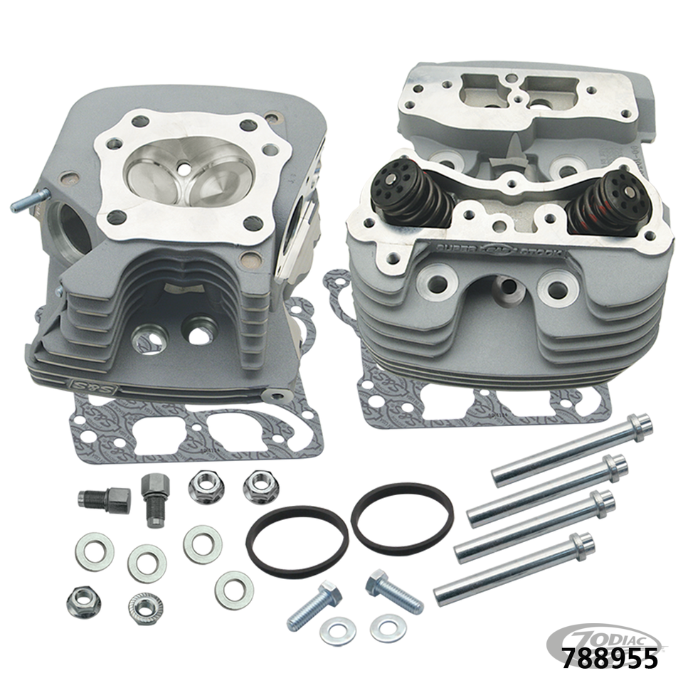 S&S SUPER STOCK CYLINDER HEADS FOR 2006-2017 TWIN CAM