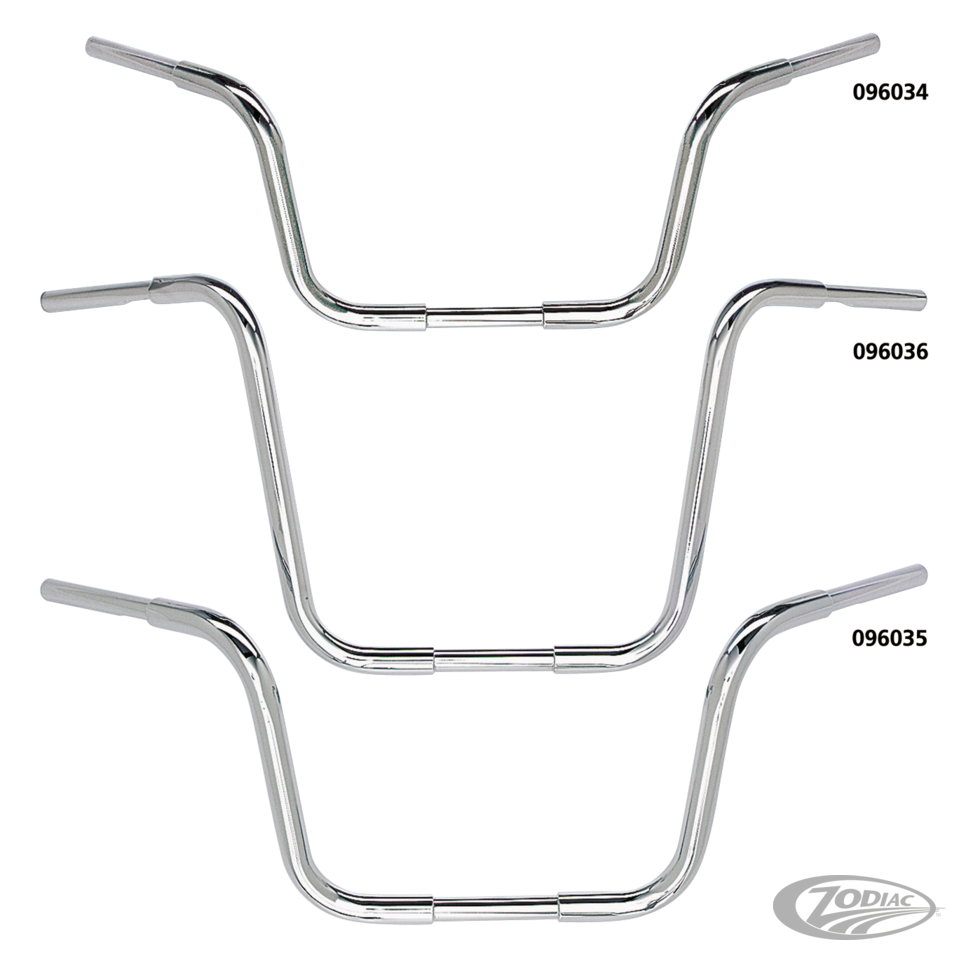 ZODIAC'S "FAT BUBBA" APE HANGER HANDLEBARS