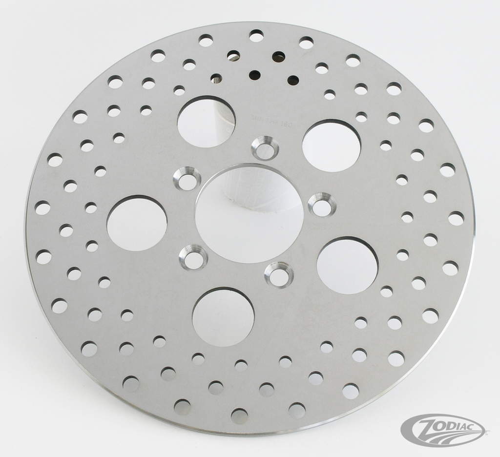 POLISHED AND DRILLED STAINLESS STEEL DISC BRAKE ROTORS