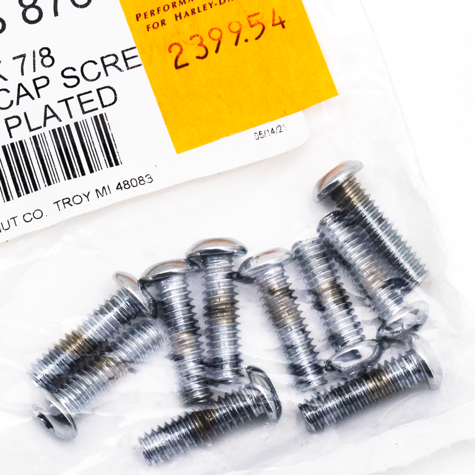 CHROME PLATED BUTTON HEAD TORX SCREW ASSORTMENT