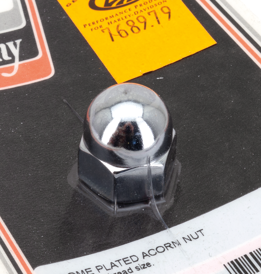 COLONY ROUND TOP CHROME ACORN NUTS