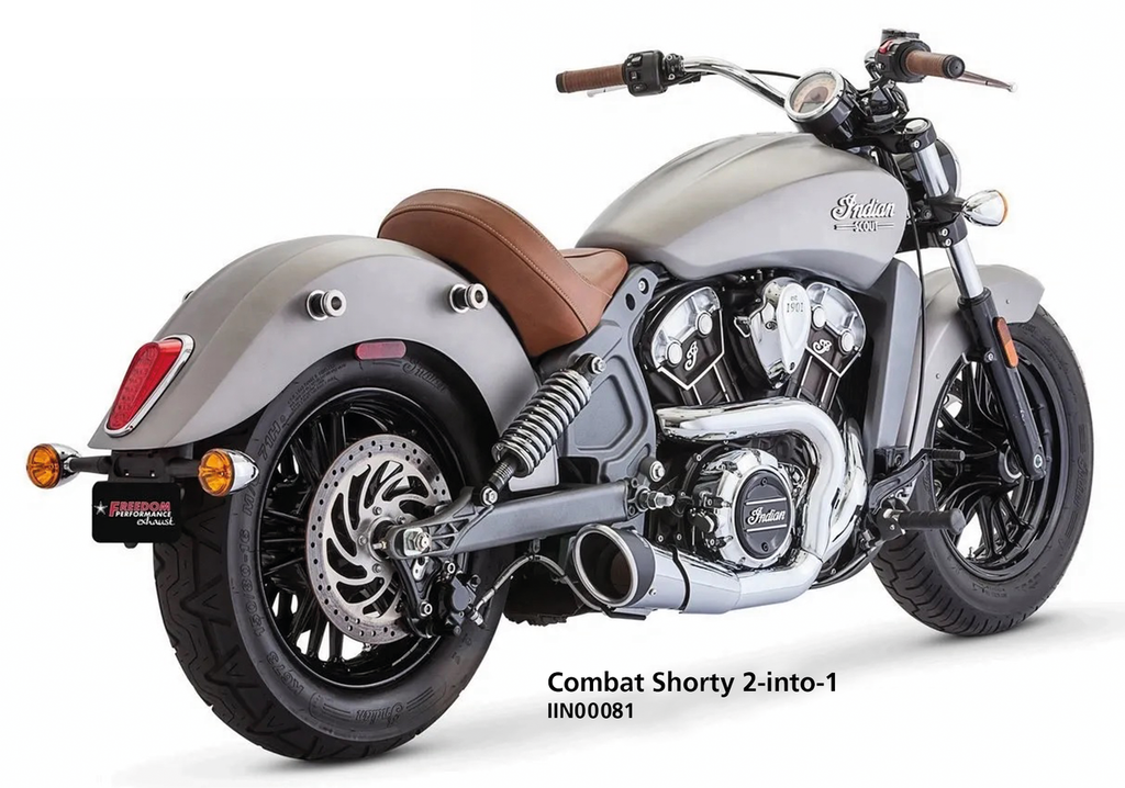 SHORTY 2-INTO-1 FOR INDIAN SCOUT