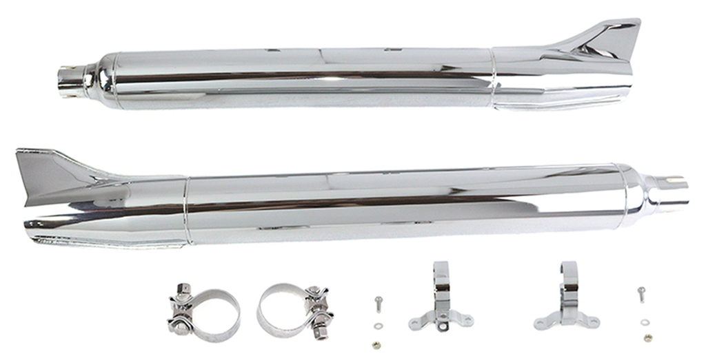 TORPEDO FISHTAIL MUFFLERS FOR TOURING