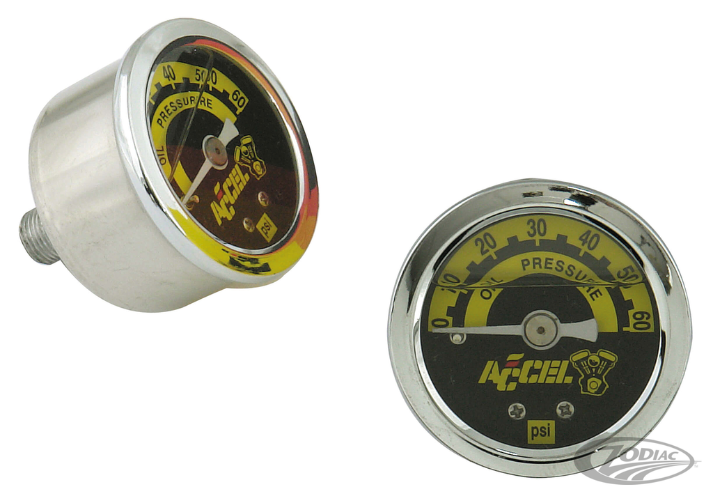 ACCEL LIQUID-FILLED OIL PRESSURE GAUGE