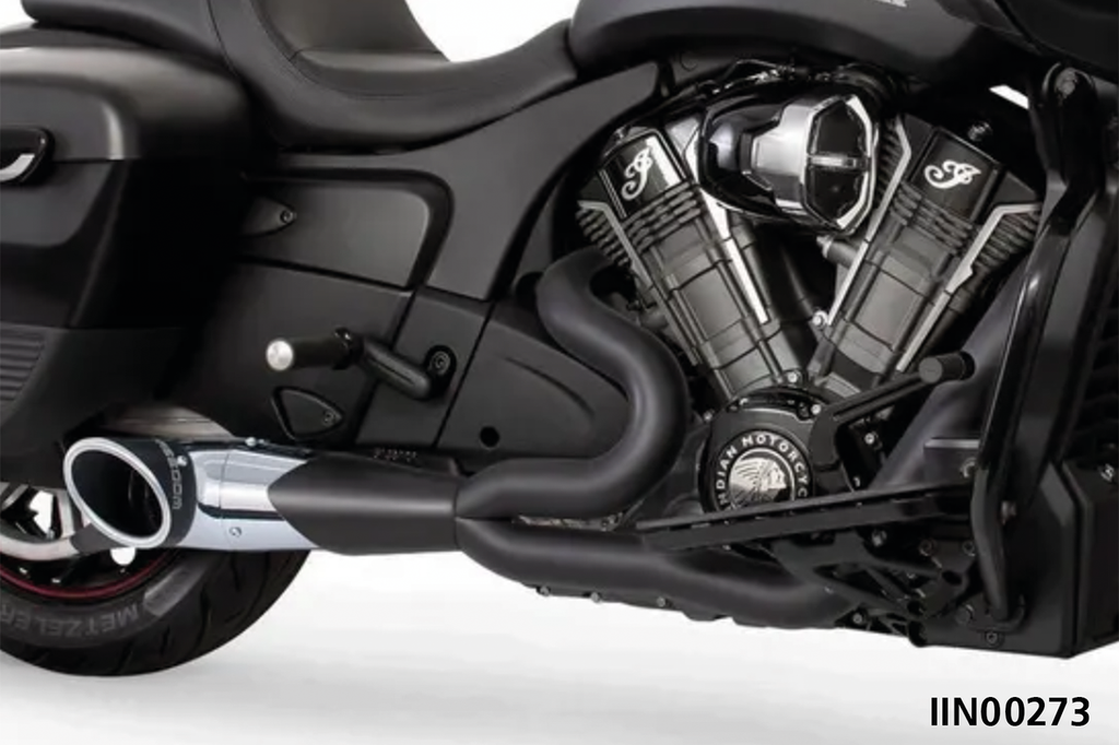 SHORTY TURN OUT SLASH CUT 2-INTO-1 FOR INDIAN POWERPLUS & THUNDERSTROKE