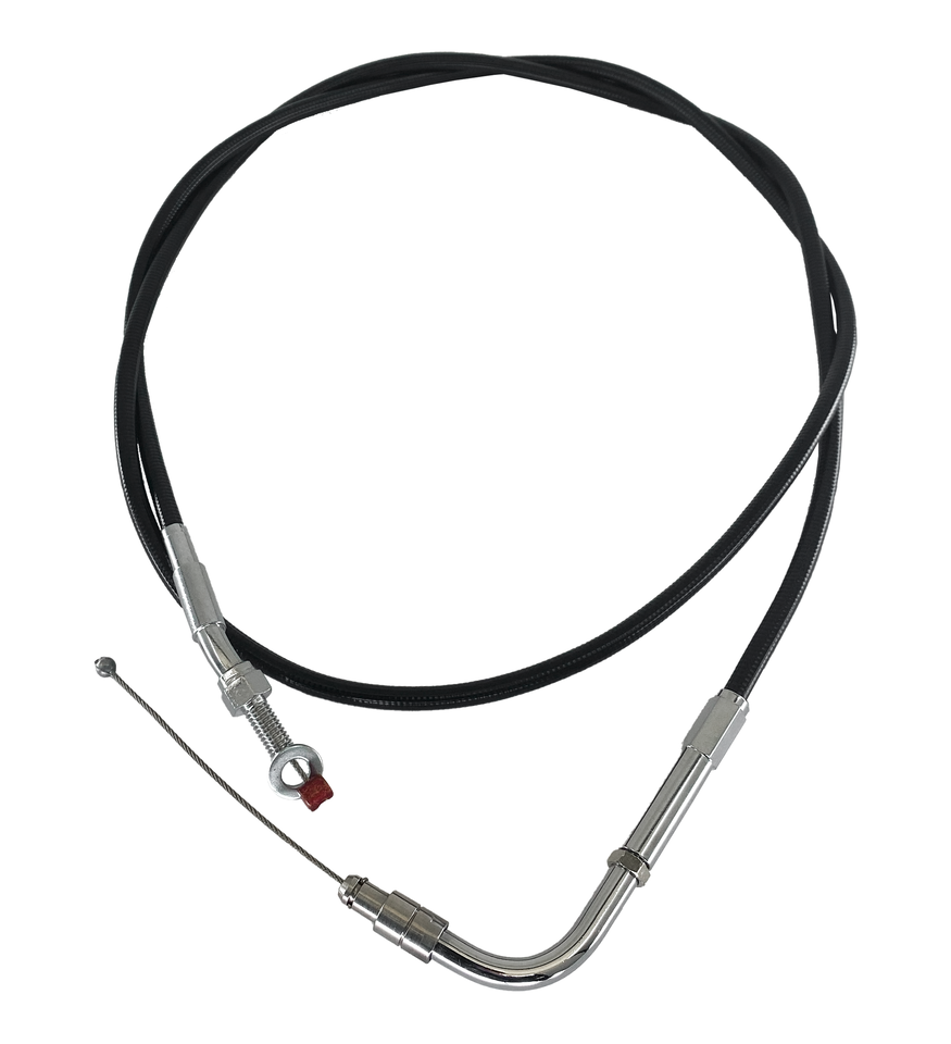 T17 - THROTTLE CABLES FOR USE WITH MIKUNI HS40 CARBURETOR AND 1996 TO PRESENT SNAP-IN STYLE THROTTLE GRIP