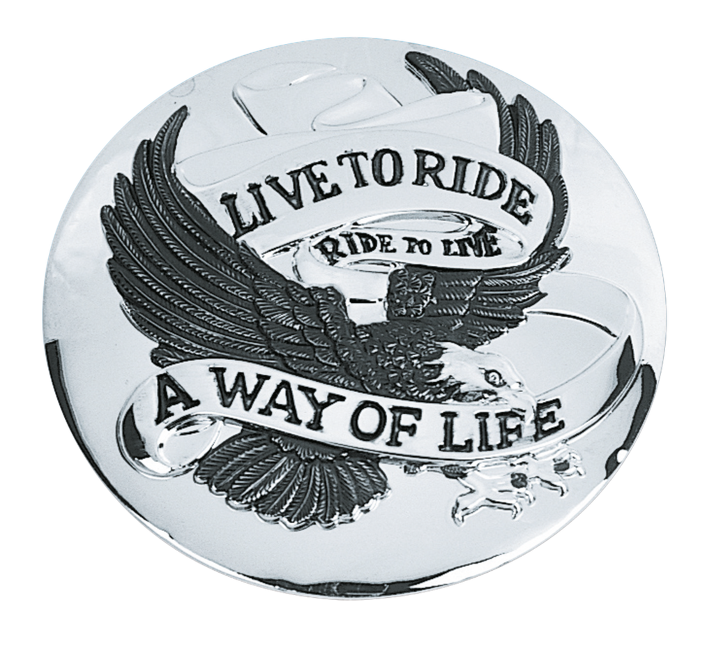 LIVE TO RIDE GAS CAP COVER