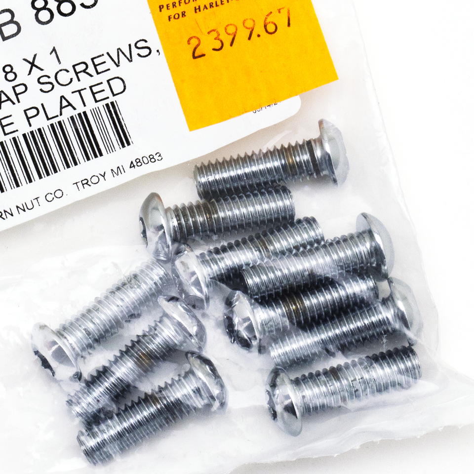 CHROME PLATED BUTTON HEAD TORX SCREW ASSORTMENT