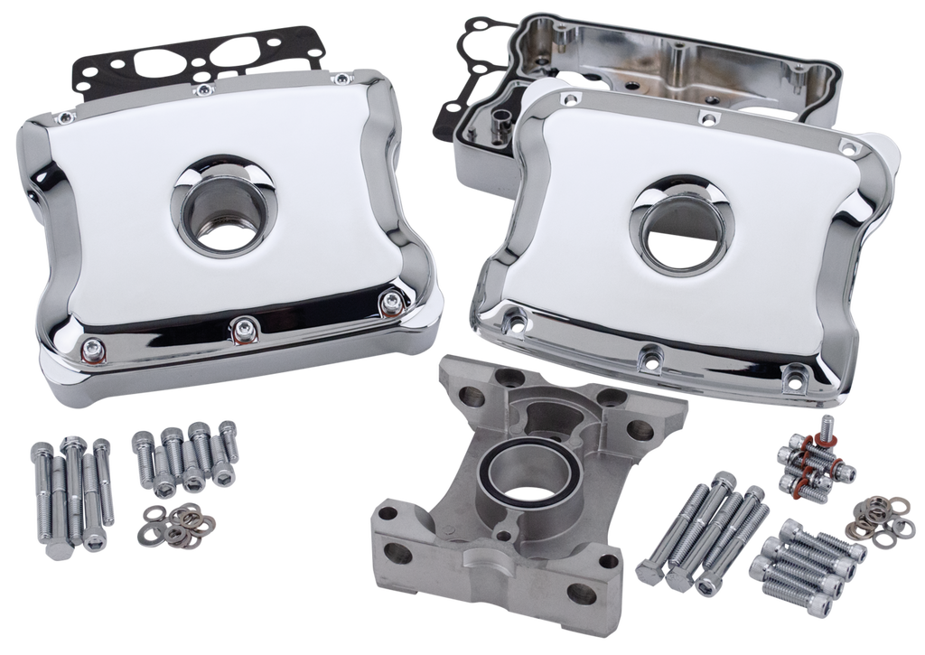 DIE-CAST TWO-PIECE ALUMINUM TWIN CAM ROCKER BOX KITS