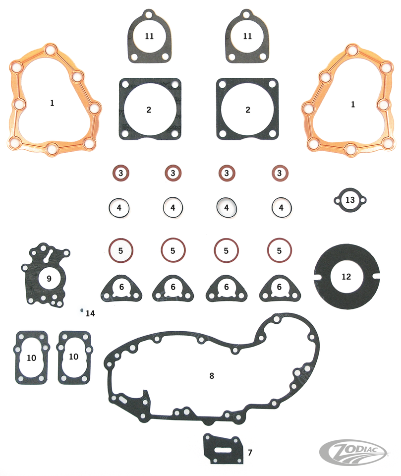 GASKETS AND SEALS FOR 45CI