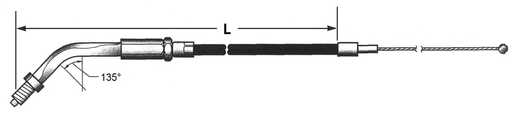 T11 - THROTTLE & IDLE CABLE 1986-1987 SPORTSTER