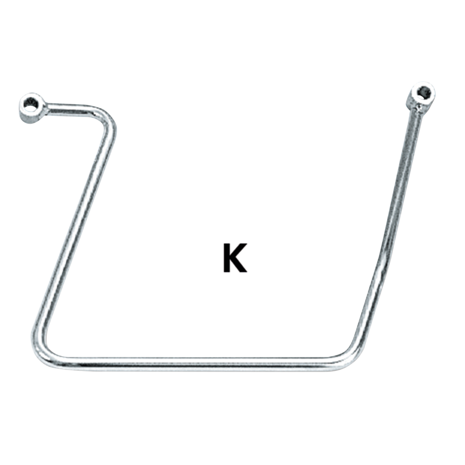 CHROME SADDLEBAG SUPPORTS