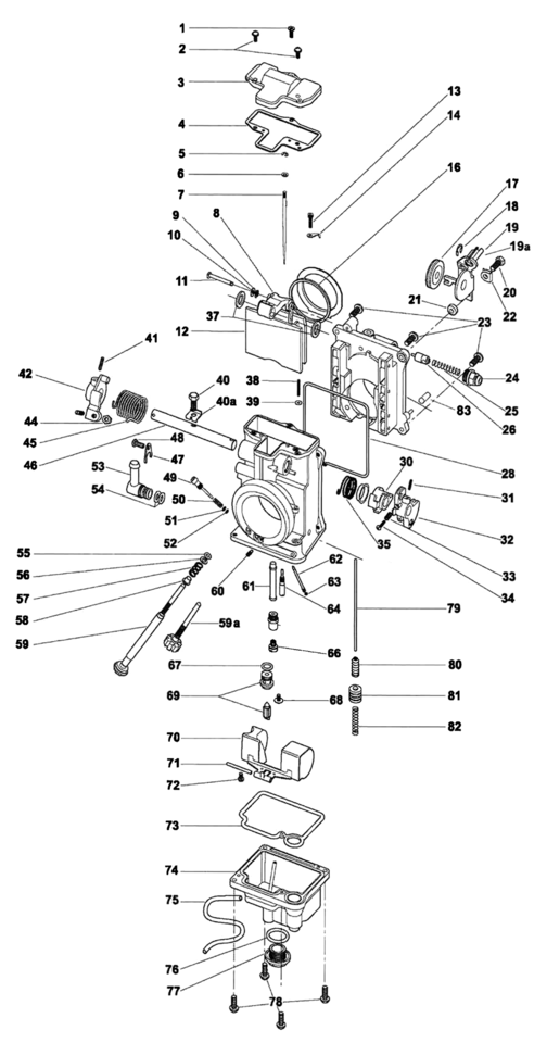 MIKUNI HSR PARTS