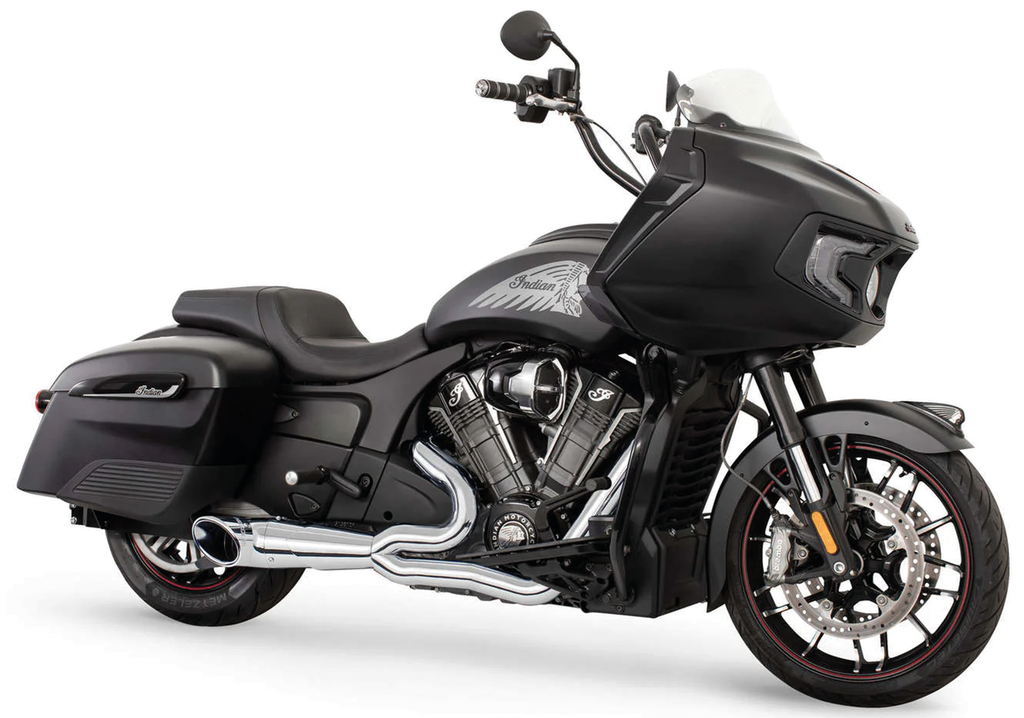 SHORTY TURN OUT SLASH CUT 2-INTO-1 FOR INDIAN POWERPLUS & THUNDERSTROKE