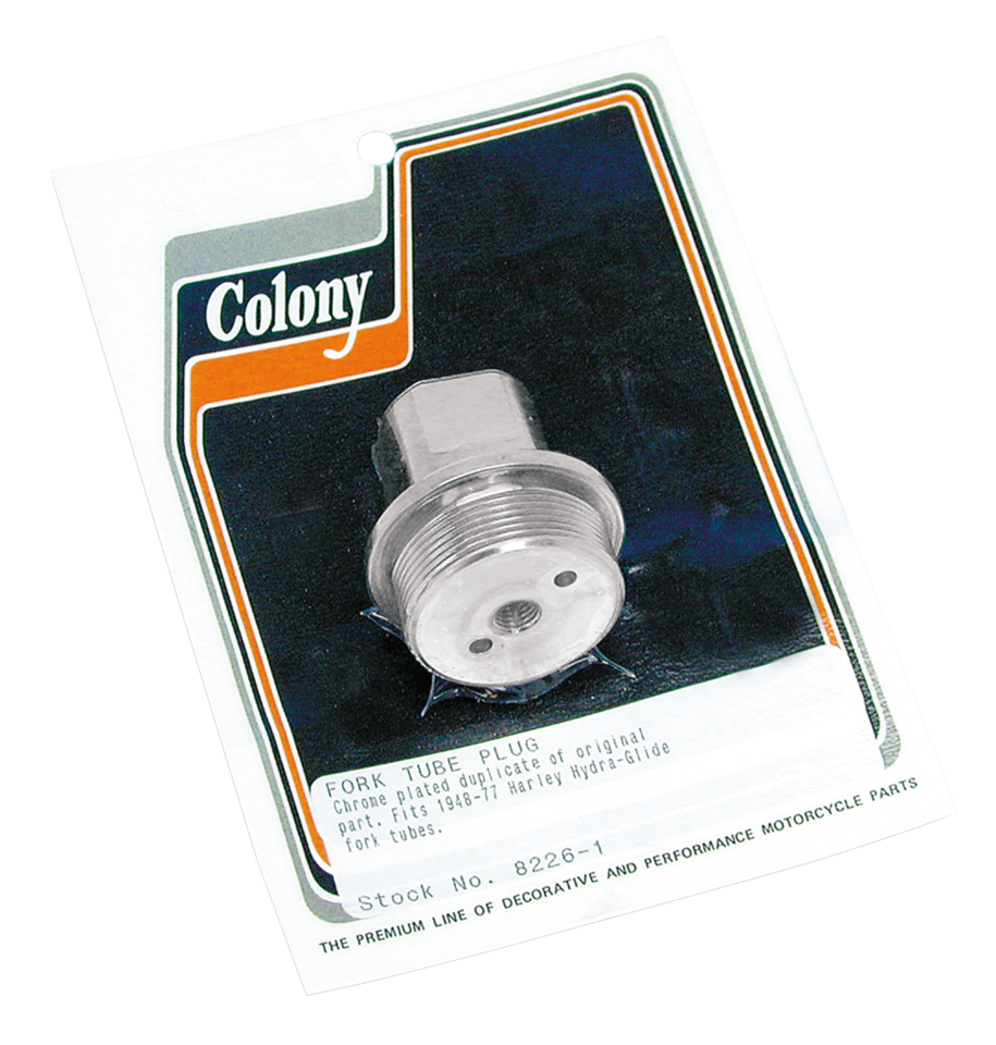 COLONY FORK TUBE CAP BOLT FOR WIDE GLIDE FORKS