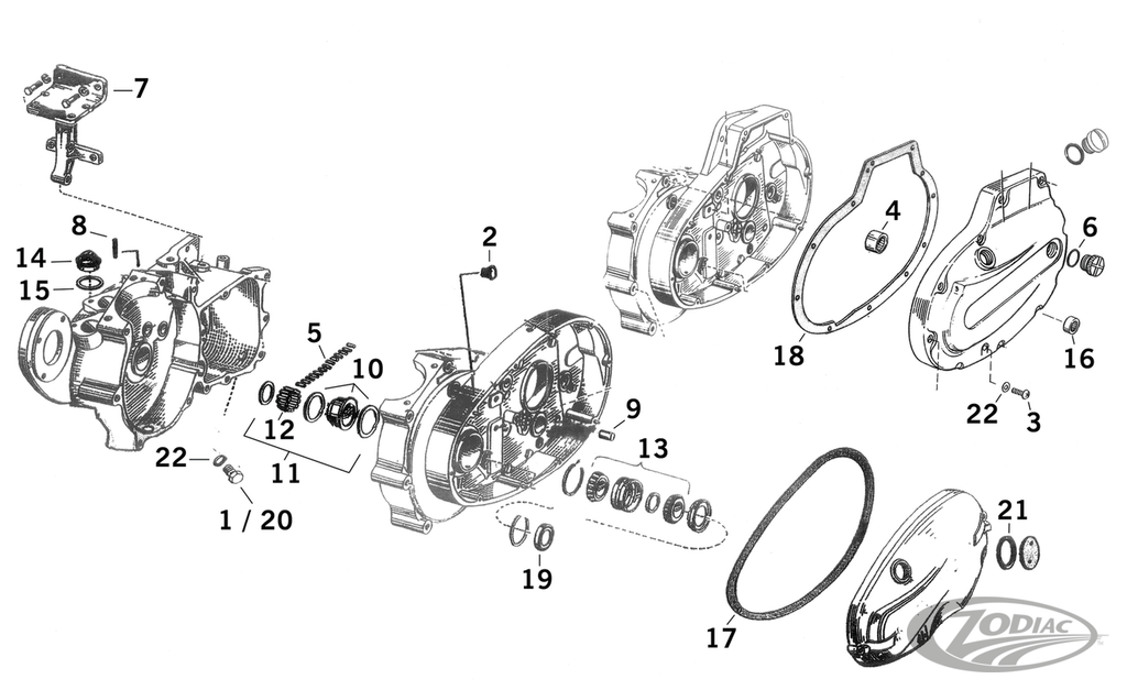 LOWER END PARTS FOR 1954-1956 KH & 1957-1976 XL