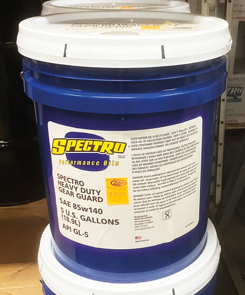 SPECTRO "PREMIUM GEAR GUARD" SAE 85W140 GEAR OIL