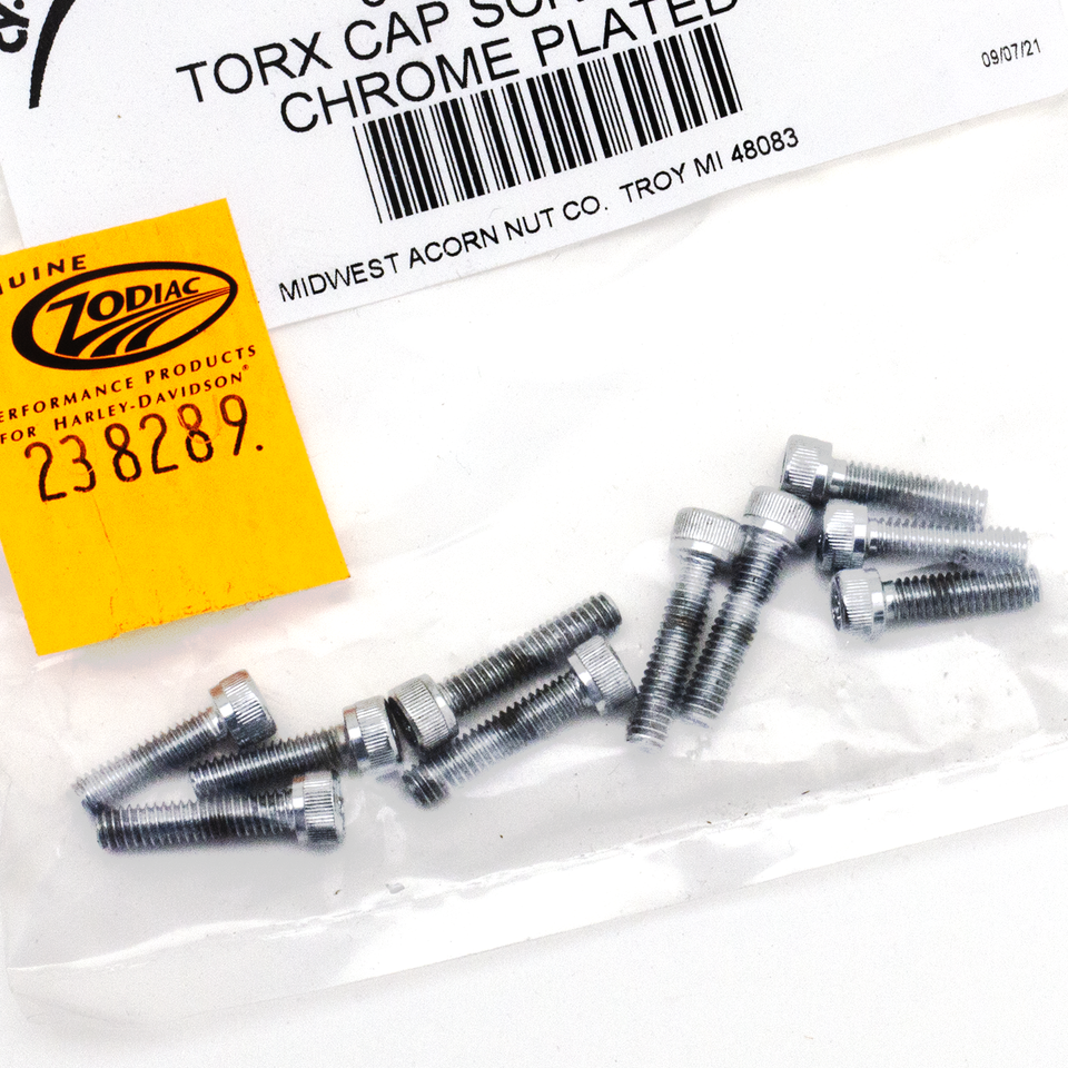 CHROME PLATED TORX HEAD SCREWS ASSORTMENT