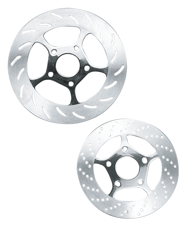 TOLLE CHROME FIVE SPOKE DISC ROTORS