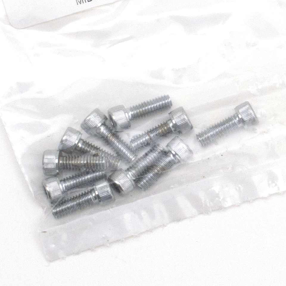 CHROME PLATED ALLEN HEAD SCREWS ASSORTMENT