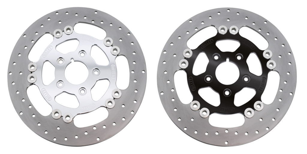 HARRISON'S FULL FLOATING STAINLESS IRON DISC BRAKE ROTORS, WITH BILLET ALUMINUM CENTER