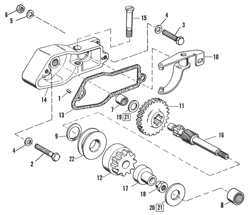 STARTER HOUSING PARTS FOR 1967-1980 SPORTSTER