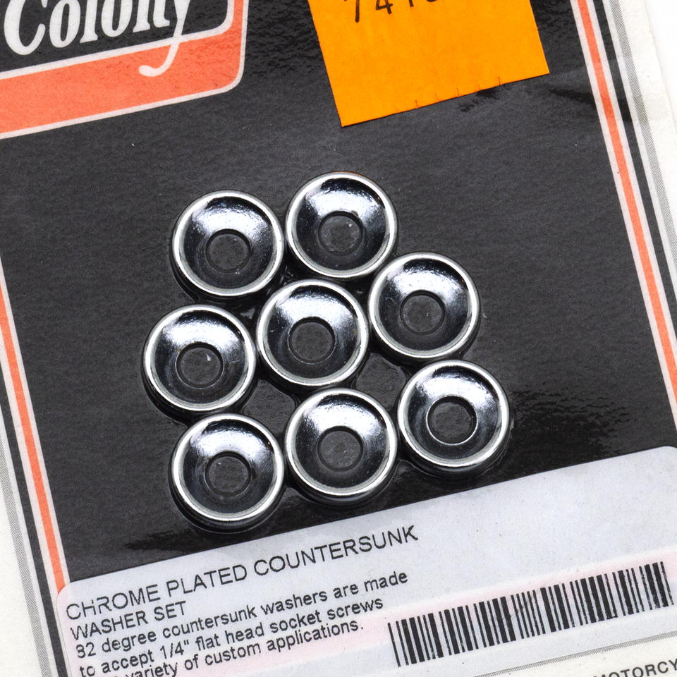 COMPANION COUNTERSUNK CHROME WASHERS