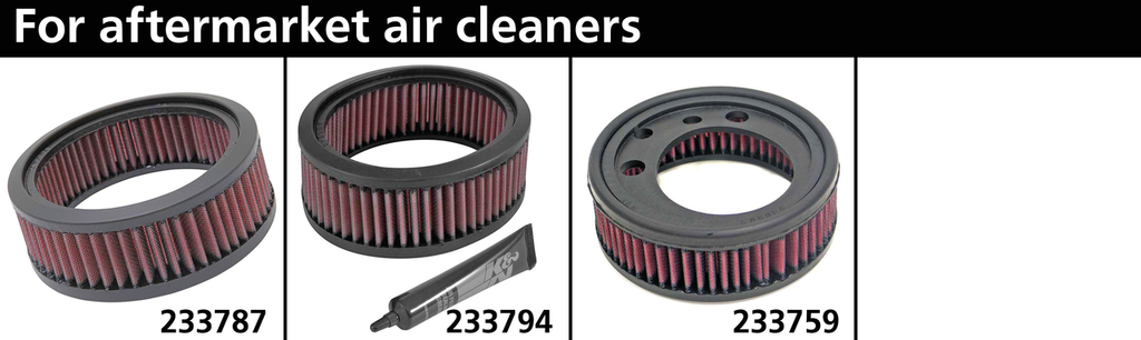 K&N REPLACEMENT AIR FILTER ELEMENTS